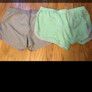 Two under armour shorts XL
